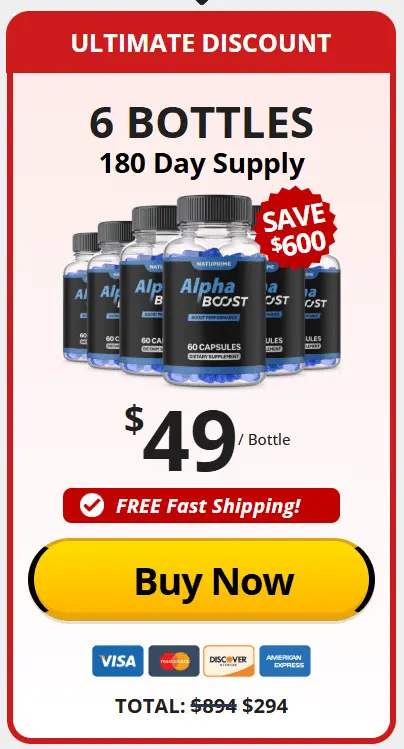alpha boost 6 bottles price